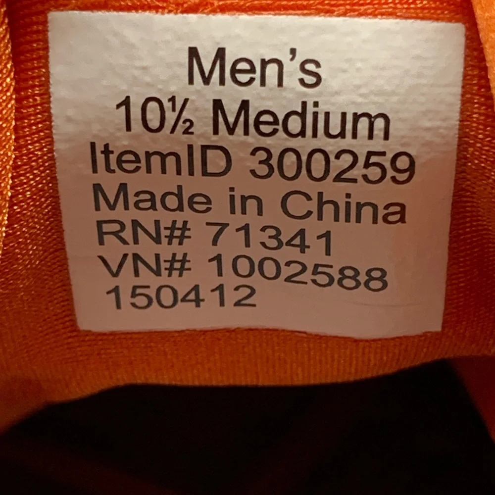L.L.Bean Gray Orange Water Shoes Men’s Sz‎ 10.5